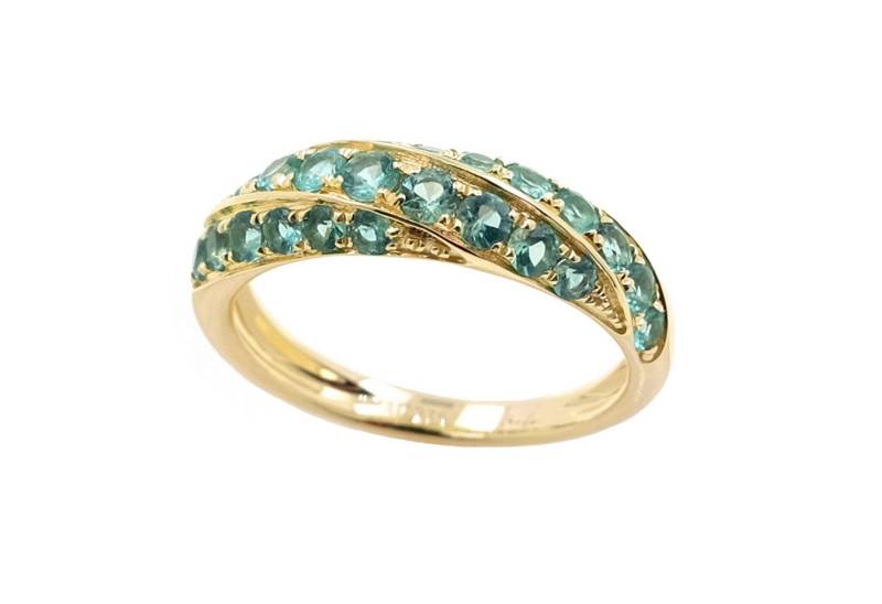 Cavill Goldring Cavill eleganter AAA-Sambia-Smaragd Ring 0,73 ct 9K Gelbgold (1-tlg) von Cavill