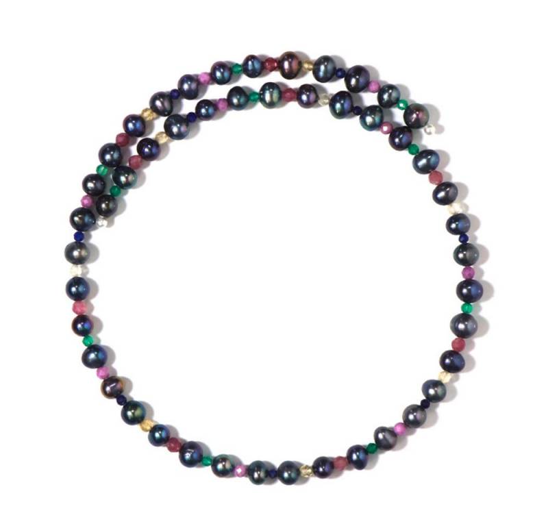Cavill Halsreif Cavill Edelstahl-Halsreif mit 42,38 ct Perlen & Turmaline (1-tlg) von Cavill