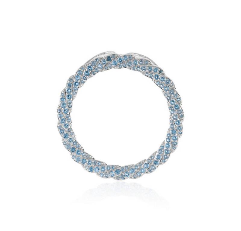 Cavill Kettenanhänger Cavill Anhänger 5,40 ct Topas blau 925 Silber filigran Damen (1-tlg) von Cavill