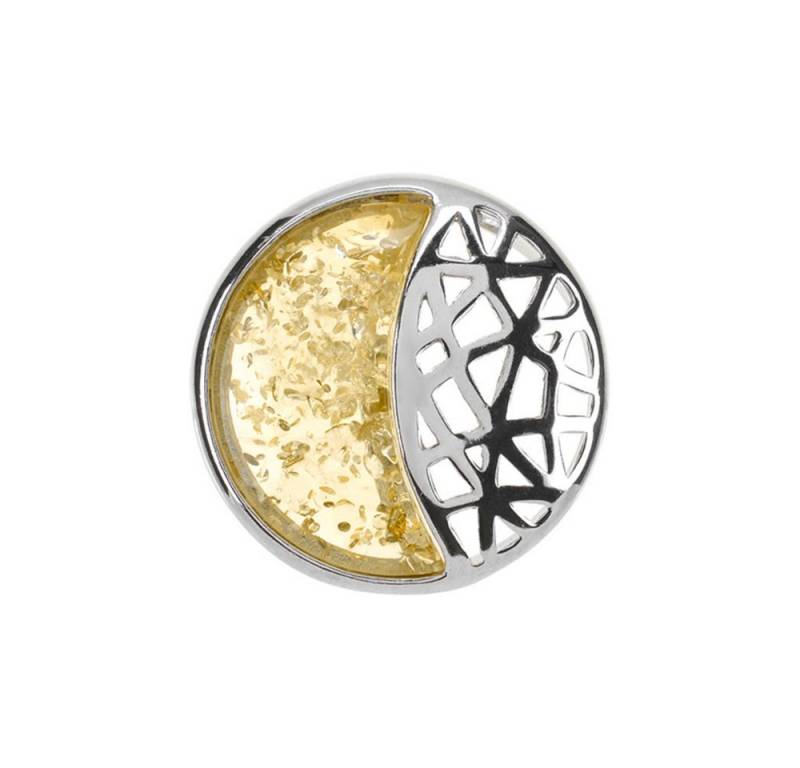 Cavill Kettenanhänger Cavill Bernstein Anhänger 3,00 ct 925 Silber Halbmond Design (1-tlg) von Cavill