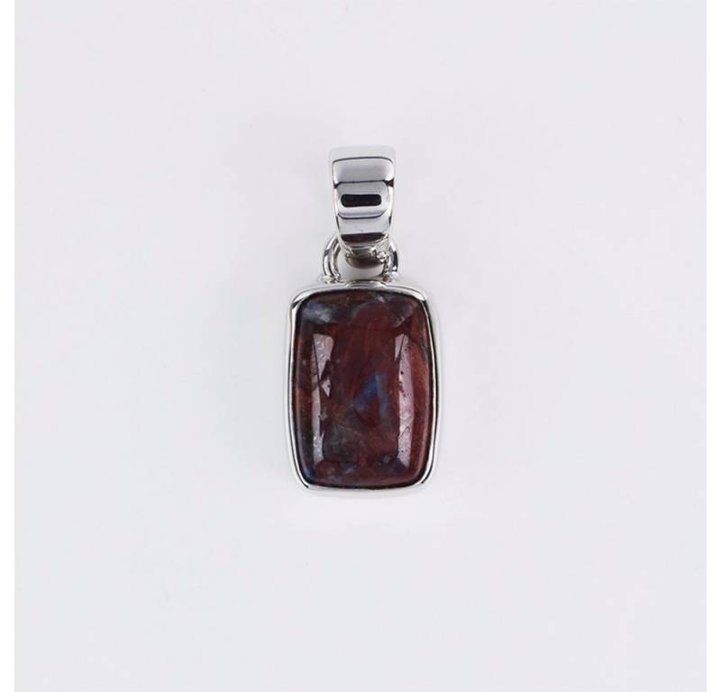 Cavill Kettenanhänger Cavill Damen Silberanhänger 6,7 ct roter-blauer Pietersit 925er (1-tlg) von Cavill