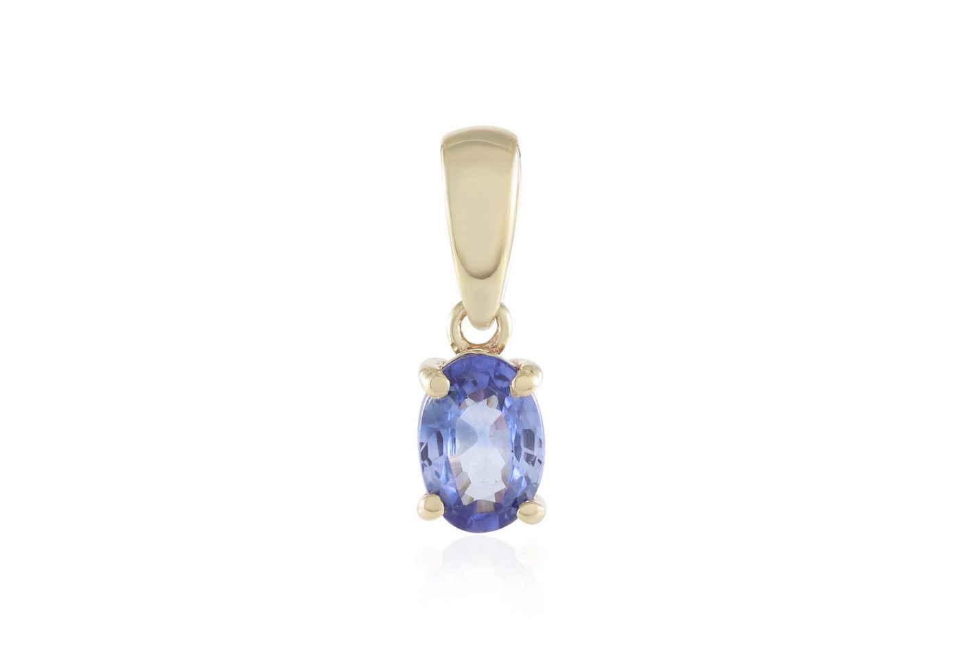 Cavill Kettenanhänger Cavill Goldanhänger 9 Karat mit 0,51 ct blauem Ceylon-Saphir (1-tlg) von Cavill