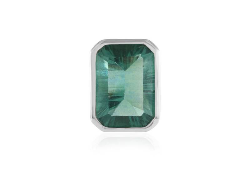 Cavill Kettenanhänger Cavill Ring Grüner Fluorit 7,74 ct Oktagon 925 Silber Damen (1-tlg) von Cavill