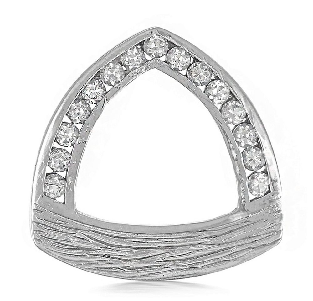 Cavill Kettenanhänger Cavill Silber Anhänger mit 15 weißen Topasen, 0,85 ct Brillantschliff (1-tlg) von Cavill