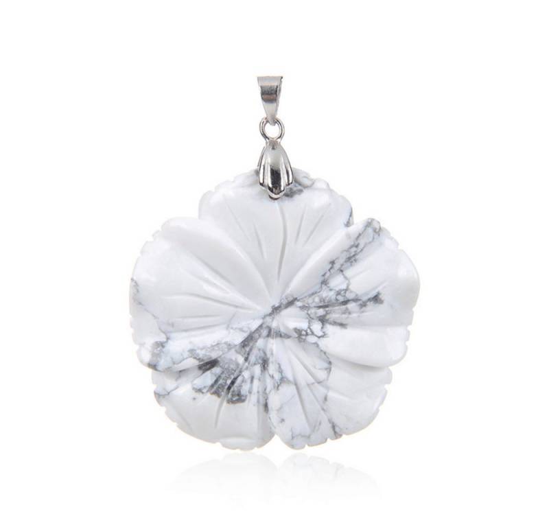 Cavill Kettenanhänger Cavill Silberanhänger 0,90 ct Magnesit Blütenform Sterling 925 (1-tlg) von Cavill