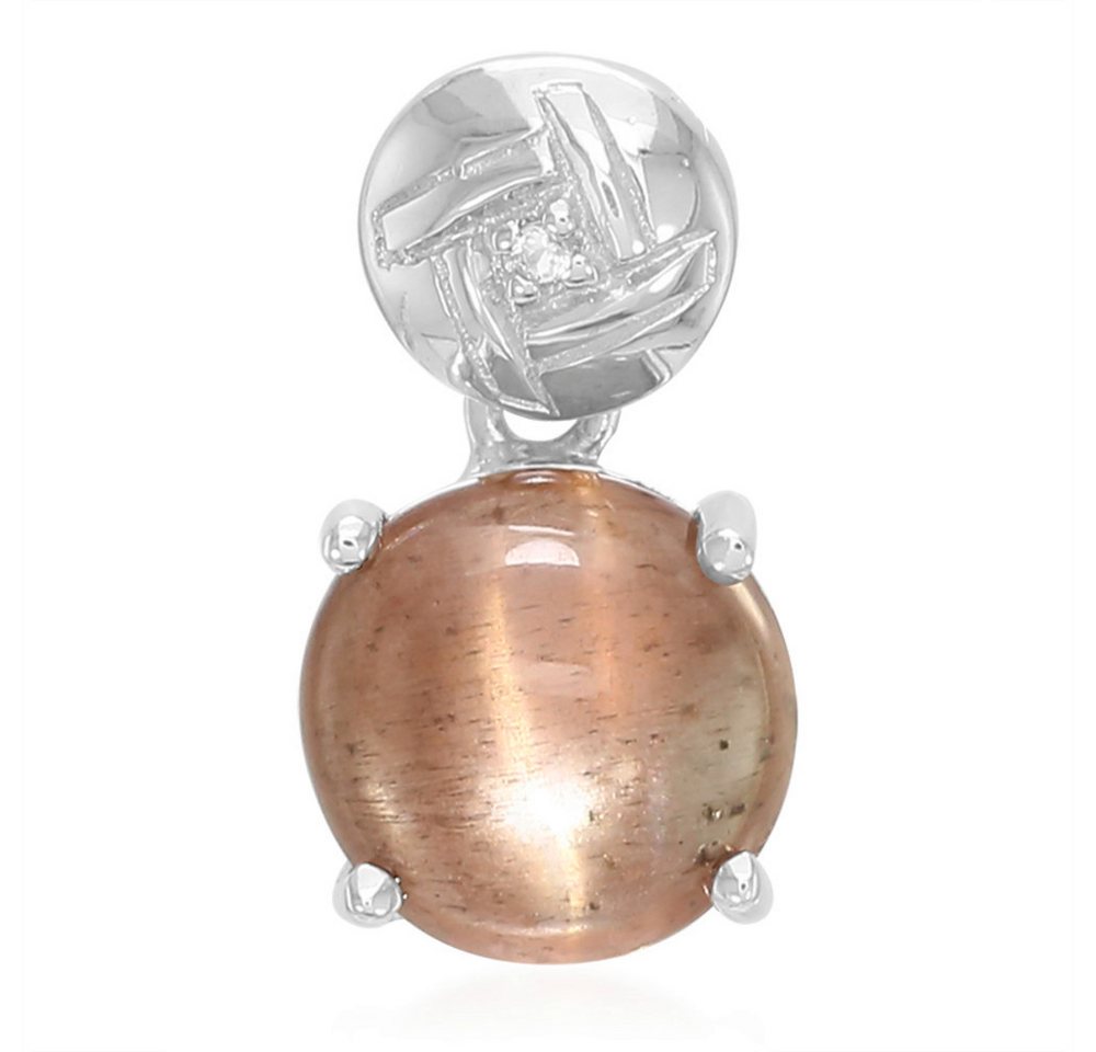 Cavill Kettenanhänger Cavill Skapolith Katzenauge 2,36 ct Silber mit Weißem Topas (1-tlg) von Cavill