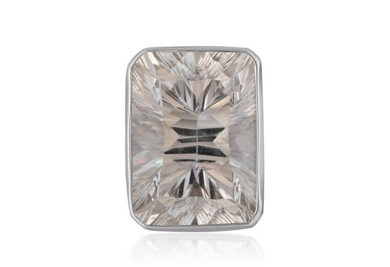 Cavill Kettenanhänger Cavill Weißer Quarz 15,6 ct rechteckig 925 Sterlingsilber Damen (1-tlg) von Cavill