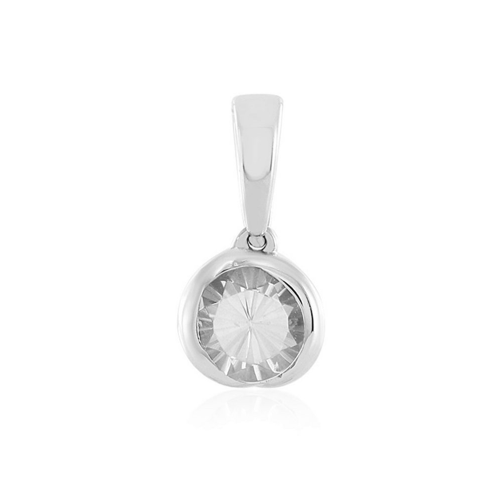 Cavill Kettenanhänger Cavill Zirkon 0,95 ct Rundschliff Anhänger 925 Sterling Silber Damen (1-tlg) von Cavill