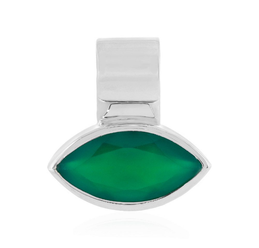 Cavill Kettenanhänger Cavill eleganter Anhänger Grüner Onyx 3,17 ct 925 Silber Damen (1-tlg) von Cavill