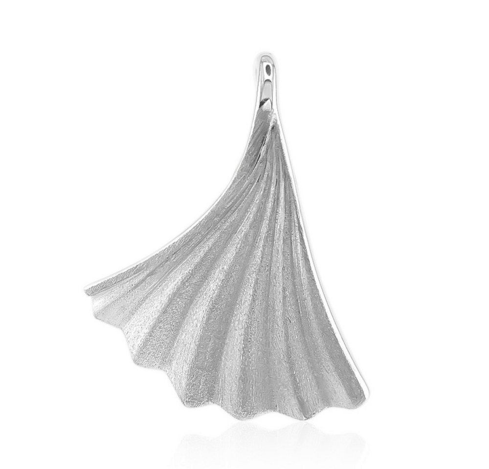 Cavill Kettenanhänger Cavill moderner Ginkgoblatt Anhänger 925 Silber platiniert Damen (1-tlg) von Cavill