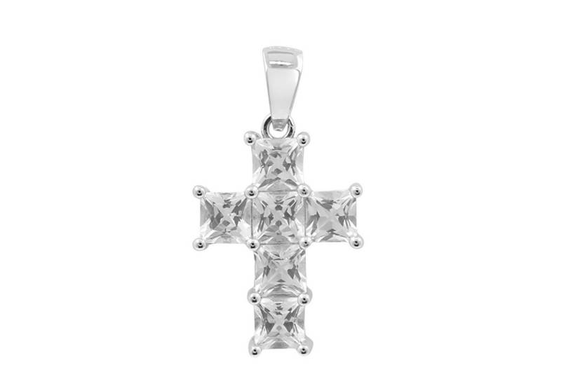 Cavill Kettenanhänger Danburit 3,67 ct Prinzessschliff Kreuz Silber 925 Sterlingsilber (1-tlg) von Cavill