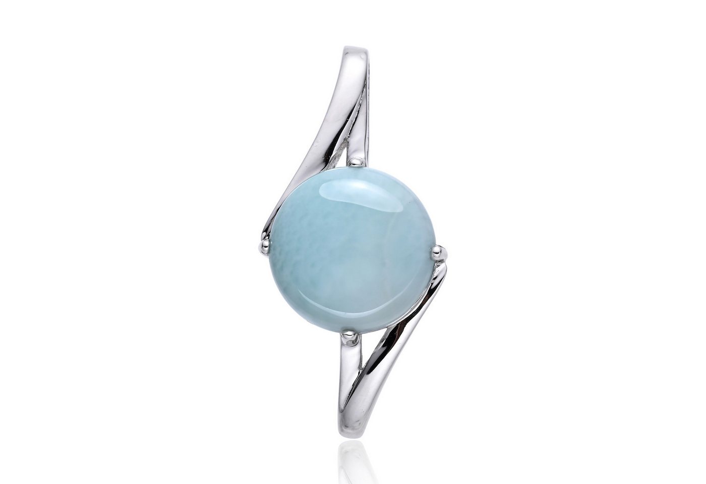 Cavill Kettenanhänger Larimar Anhänger 925 Silber, 4,02 ct hellblau, edler Damen Schmuck (1-tlg) von Cavill