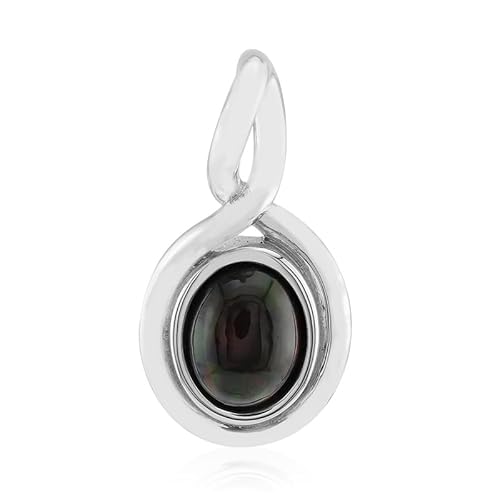 Cavill Mezezo Äthiopischer Opal Anhänger 0,75 ct Ovaler Cabochon aus 925er Sterlingsilber Eleganter Damenschmuck in Silber mit 21x10 mm Maße, Moderner Opalschmuck Cavill Mezezo Äthiopischer Opal Anhänger 0,75 ct Ovaler Cabochon aus 925er Sterlingsilber Eleganter Damenschmuck in Silber mit 21x10 mm Maße, Moderner Opalschmuck von Cavill