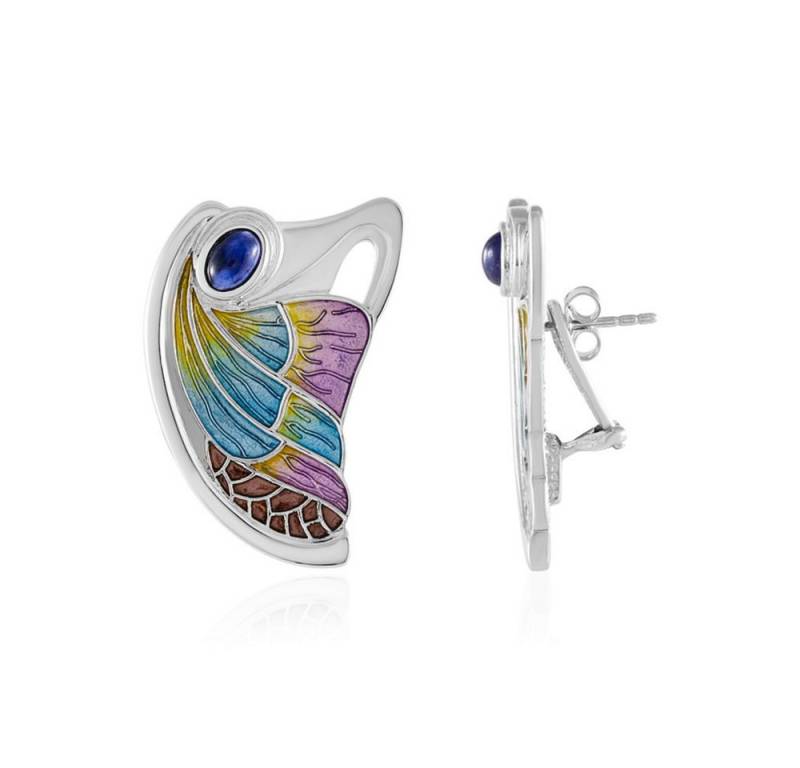 Cavill Ohrring-Set Cavill Labradorit Ohrringe 1,08 ct Silber Platin-Finish oval (2-tlg) von Cavill