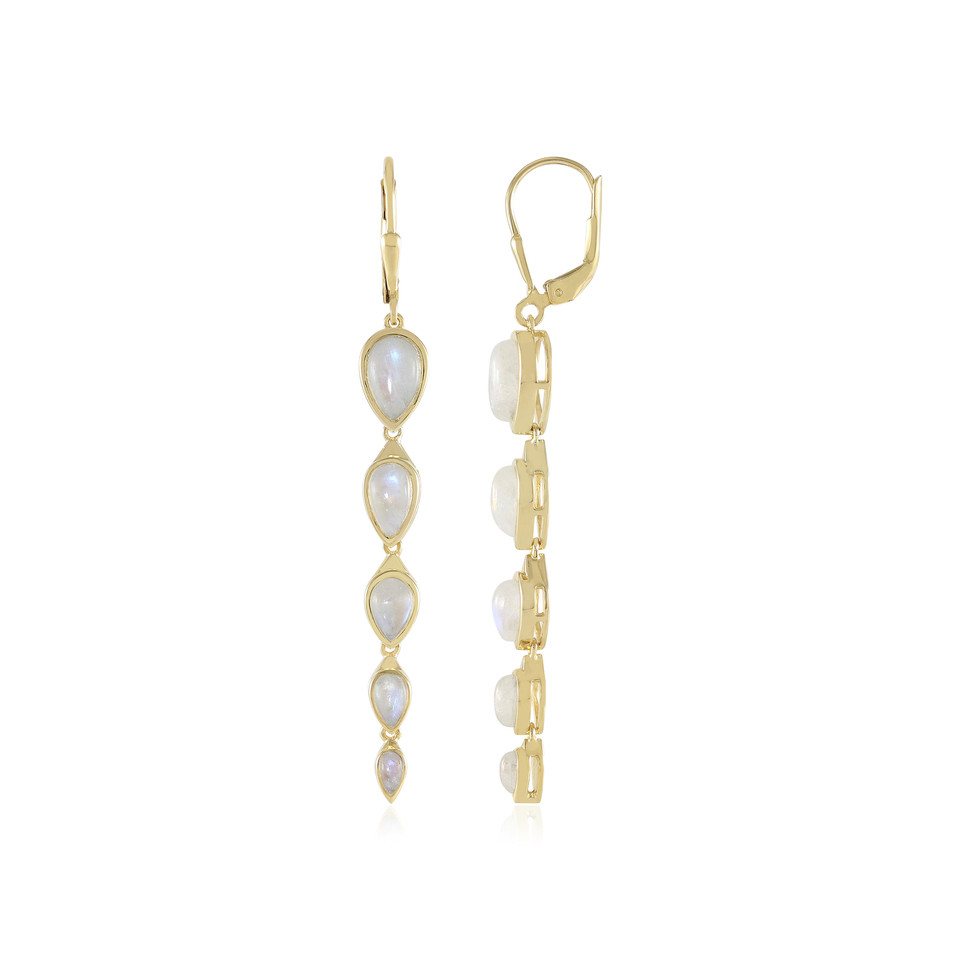 Cavill Ohrring-Set Elegante blaue Mondstein Ohrringe Damen Sterlingsilber 5,00 ct (2-tlg) von Cavill