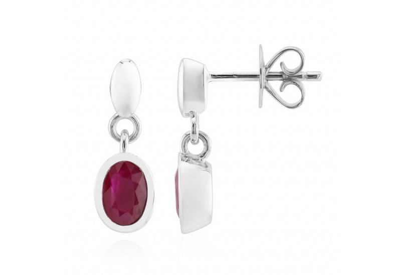 Cavill Ohrring-Set Rubin-Ohrstecker 0,94 ct, oval, Sterlingsilber Damen Echtschmuck (2-tlg) von Cavill