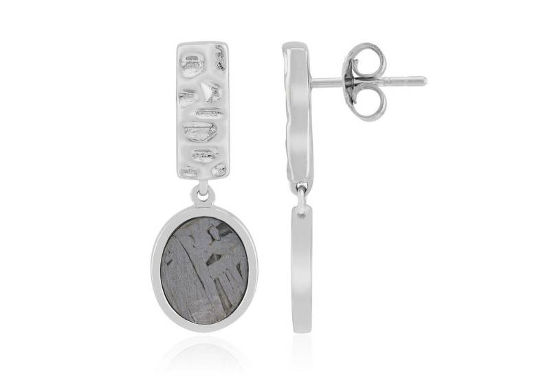Cavill Ohrring-Set Cavill 925 Sterling Silber Meteorit Ohrringe 2,35 ct Oval Inlay (2-tlg) von Cavill