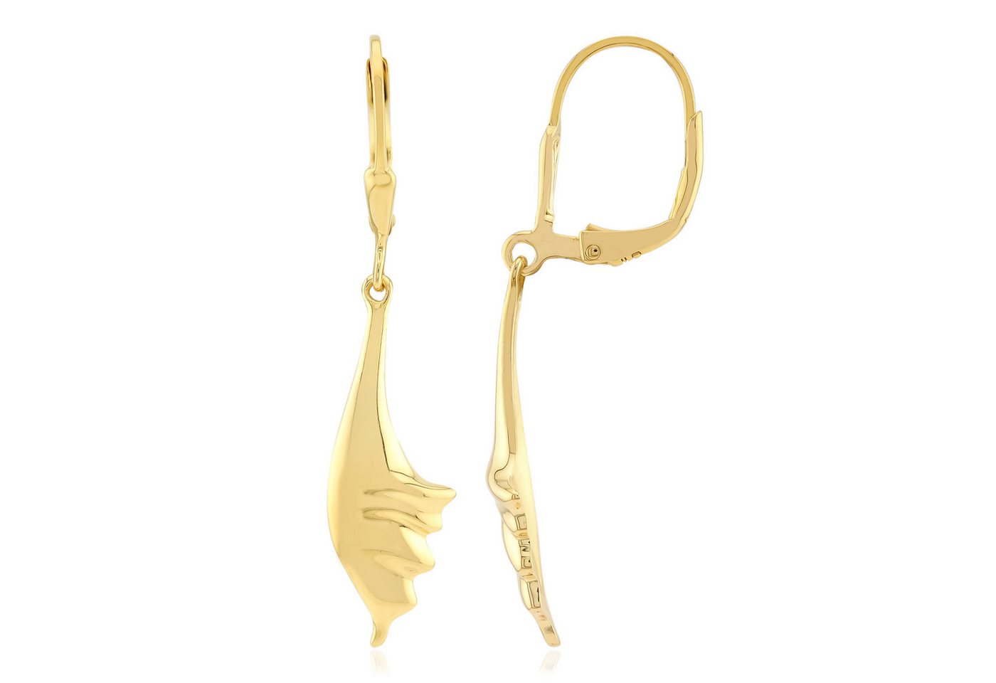 Cavill Ohrring-Set Cavill 925 Sterling Silber Ohrringe Damen Blatt Design Vergoldet (2-tlg) von Cavill
