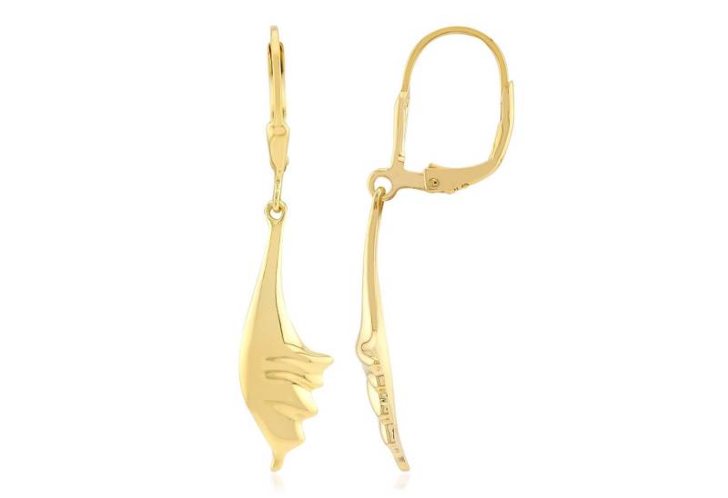 Cavill Ohrring-Set Cavill 925 Sterling Silber Ohrringe Damen Blatt Design Vergoldet (2-tlg) von Cavill