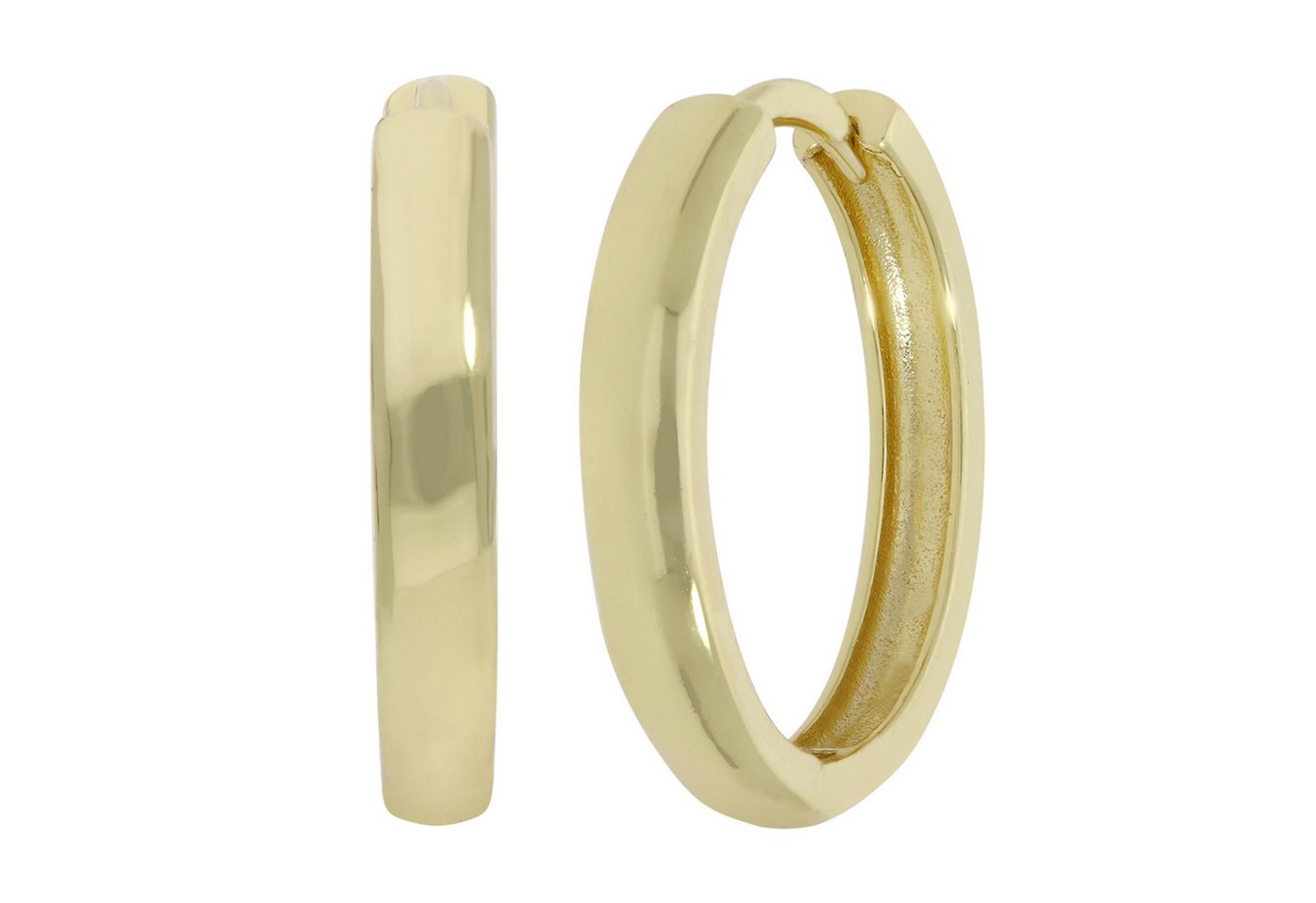 Cavill Ohrring-Set Cavill Creolen Ohrringe 925er Sterlingsilber, vergoldet, 20 mm, Damen (2-tlg) von Cavill