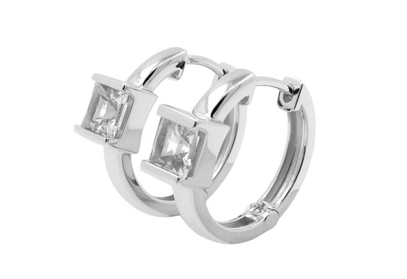 Cavill Ohrring-Set Cavill Damen Ohrringe 1,24 ct Danburit, 925 Silber Creolen 18 mm (2-tlg) von Cavill