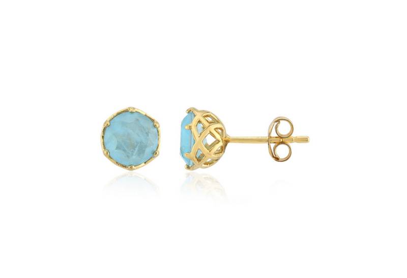 Cavill Ohrring-Set Cavill Damen Ohrringe 925er Sterlingsilber, blau 2,20 ct rund (2-tlg) von Cavill