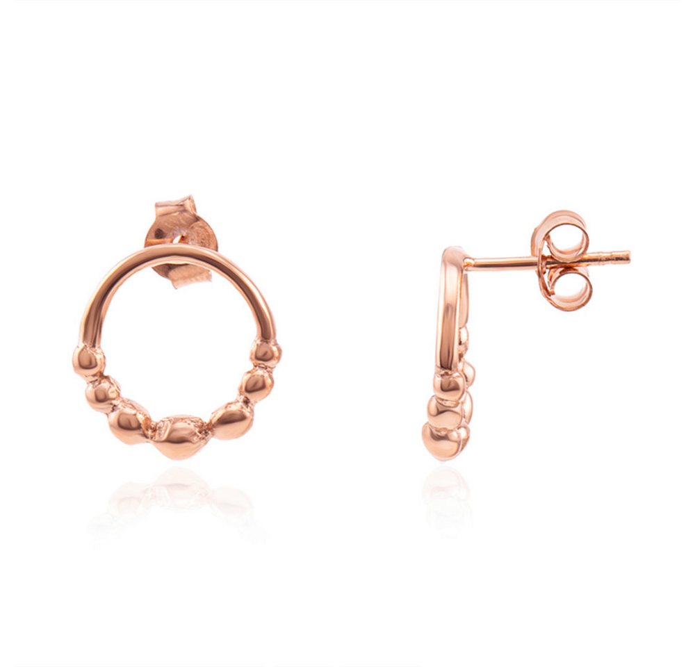 Cavill Ohrring-Set Cavill Damenohrringe Sterlingsilber 925, rosévergoldet, Kugel 12mm (2-tlg) von Cavill