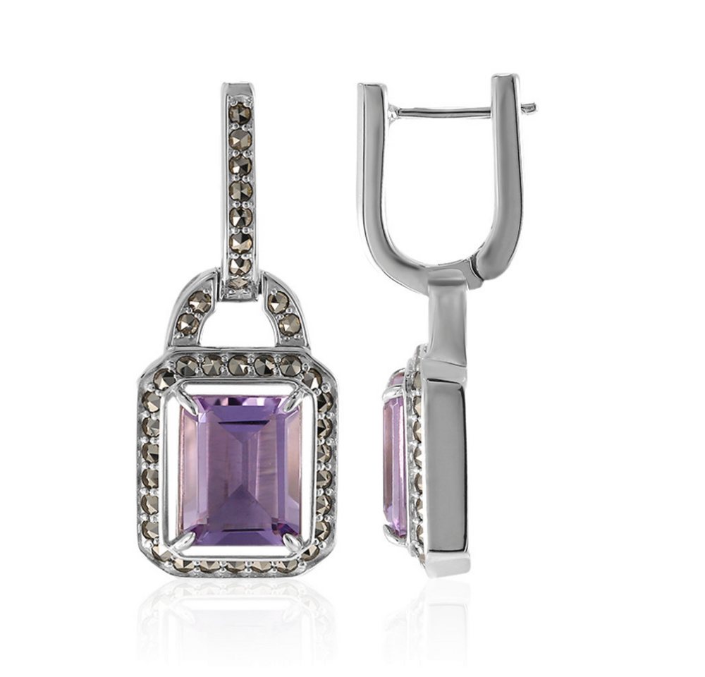 Cavill Ohrring-Set Cavill Lavendel Amethyst 4,95 ct Ohrringe Damen Sterlingsilber elegant (2-tlg) von Cavill