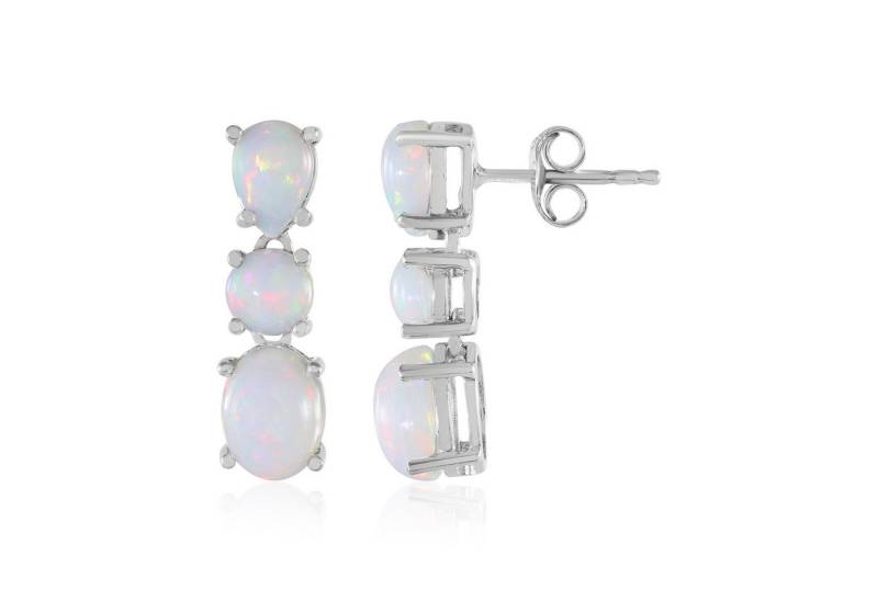 Cavill Ohrring-Set Cavill Ohrringe Welo Opal 3,36 ct platinierte Sterlingsilber Damen (2-tlg) von Cavill