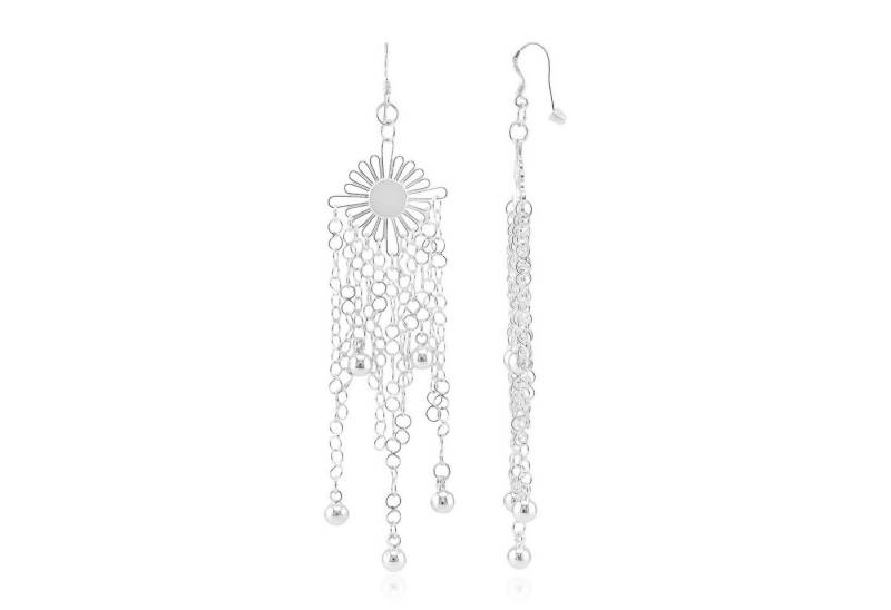 Cavill Ohrring-Set Cavill Sterling Silber Ohrringe mit Perlen, Blumen-Motiv 115 mm (2-tlg) von Cavill