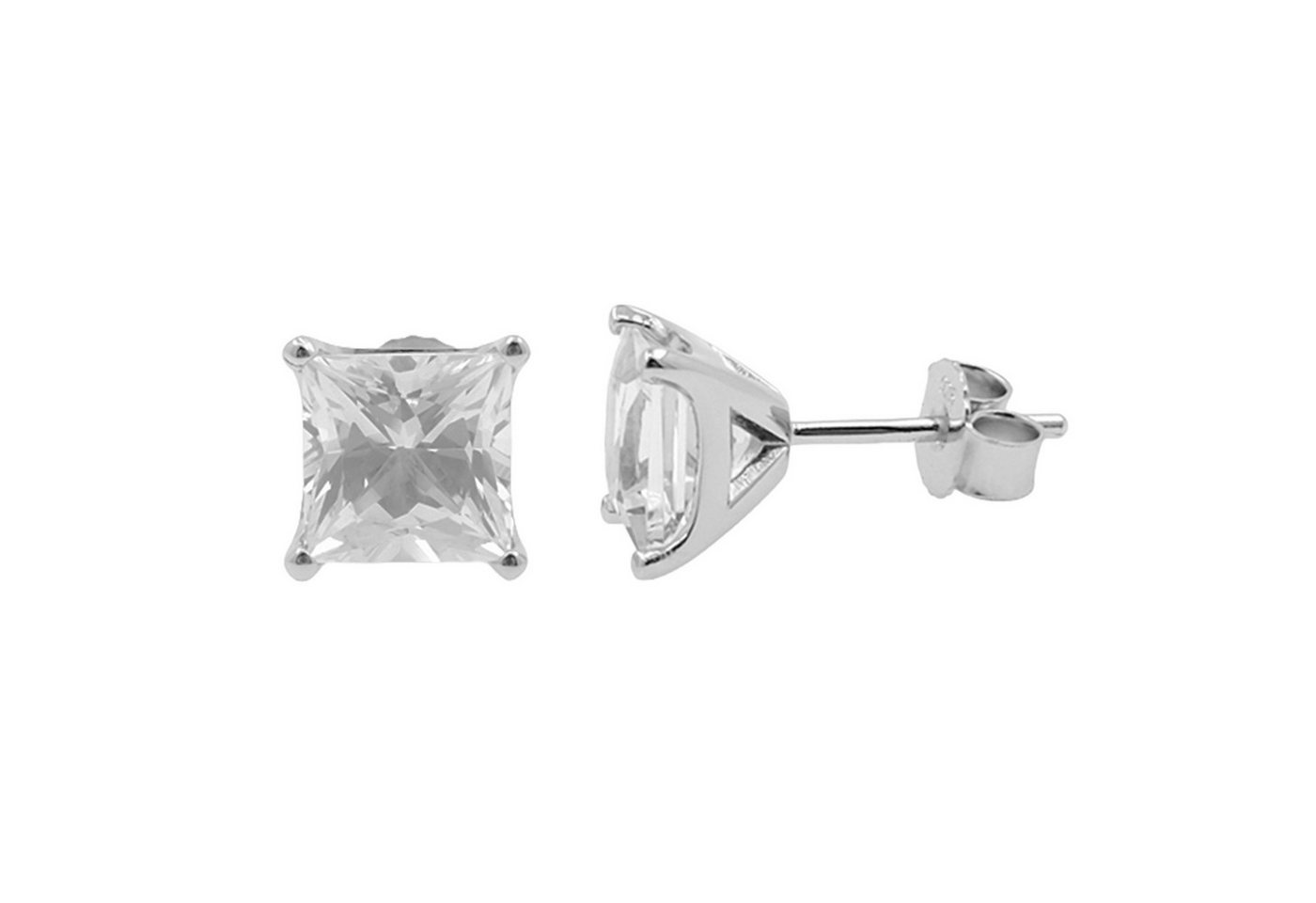 Cavill Ohrring-Set Cavill Sterling Silber Ohrstecker Damen 3,15 ct quadr. Danburit (2-tlg) von Cavill