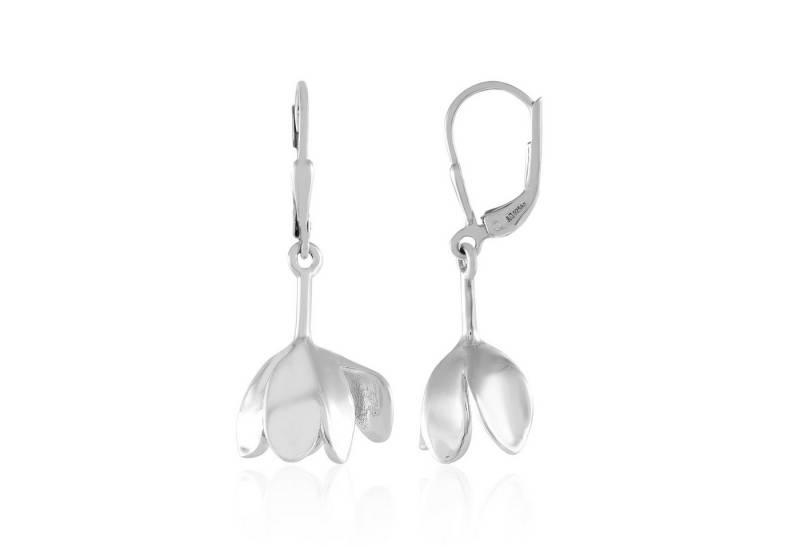 Cavill Ohrring-Set Cavill 925er Sterlingsilber Ohrringe Damen, platiniert, floral, 34 mm (2-tlg) von Cavill