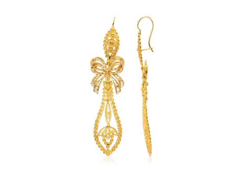 Cavill Ohrring-Set Cavill 85 mm vergoldete Sterlingsilber Ohrringe Damen Echtschmuck (2-tlg) von Cavill