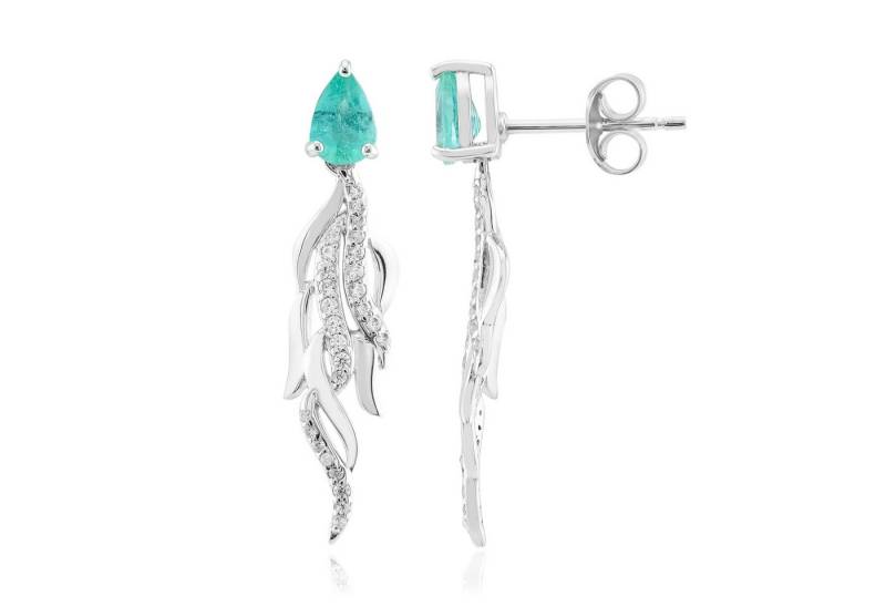 Cavill Ohrring-Set Cavill Damen Silberohrringe Sterling 925 mit 0,98 ct Smaragd Tropfen (2-tlg) von Cavill