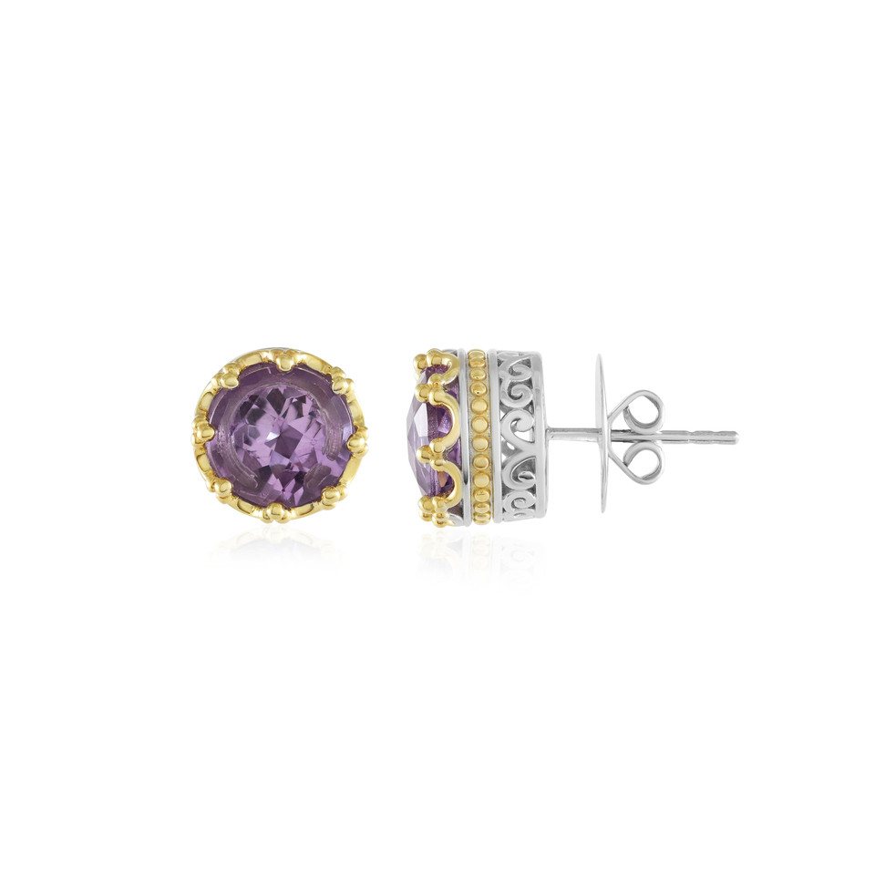 Cavill Ohrring-Set Lavendel-Amethyst-Ohrringe aus Sterlingsilber (2-tlg) von Cavill