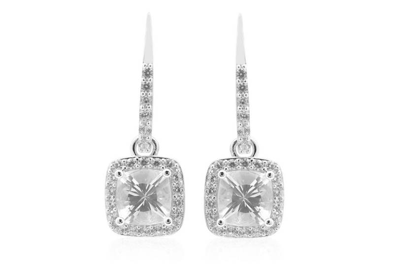 Cavill Ohrring-Set Cavill Danburit Ohrringe Sterlingsilber 3,85 ct Kissen Schliff (2-tlg) von Cavill