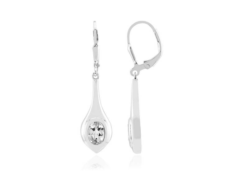 Cavill Ohrring-Set Cavill Damen Silberohrringe 1,66 ct Weiß Topas, Oval, Tropfenform (2-tlg) von Cavill