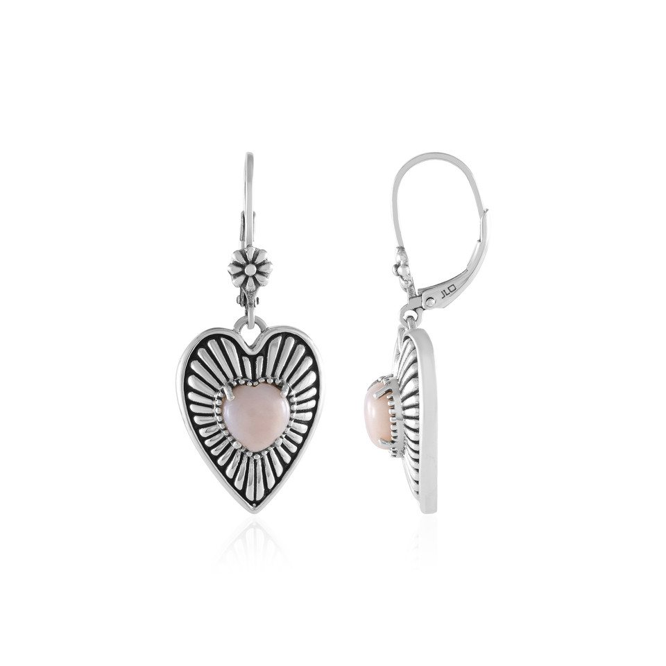 Cavill Ohrring-Set Peruanischer rosa Opal Sterling Ohrringe (2-tlg) von Cavill
