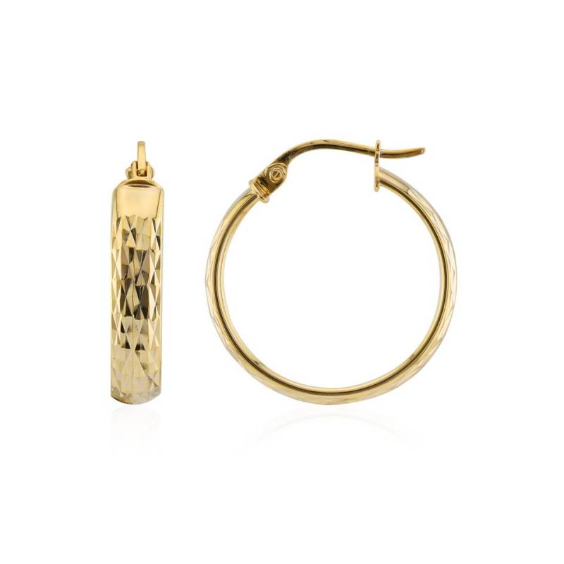 Cavill Ohrring-Set Cavill 925 Sterling Silber vergoldete Creolen 36 mm Damen (2-tlg) von Cavill