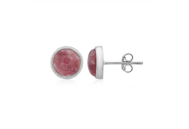 Cavill Ohrring-Set Rhodochrosit 5,00 ct Ohrhänger Damen 925 Silber platinrosa Echtschmuck (2-tlg) von Cavill