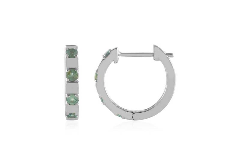 Cavill Ohrring-Set Alexandrit Creolen 0,50 ct, Sterling Silber platin, elegant Damen (2-tlg) von Cavill