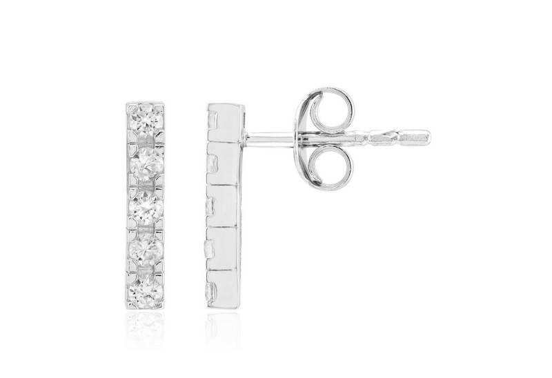 Cavill Ohrring-Set Cavill Damen Ohrstecker 925 Silber, 0,51 ct Zirkonia rund, 12 mm (2-tlg) von Cavill