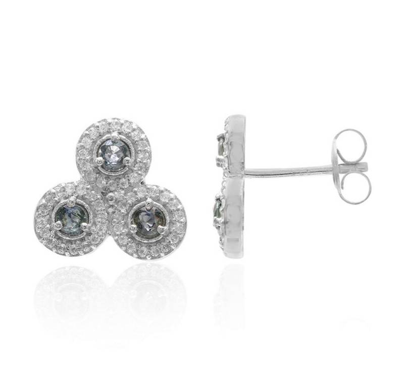 Cavill Ohrring-Set Cavill Sterlingsilber Ohrringe mit 6 grünen Saphiren 0,63 ct (2-tlg) von Cavill