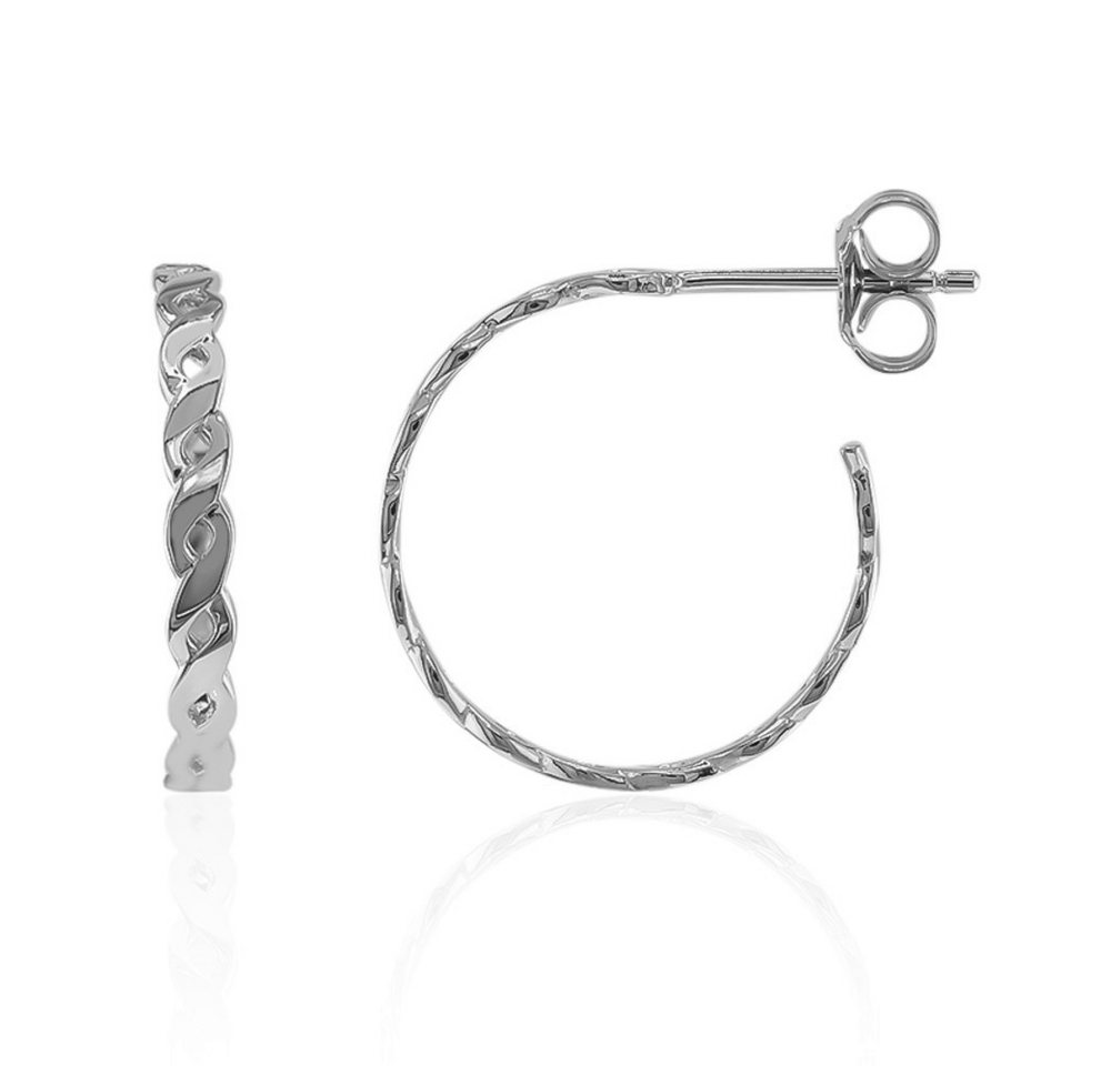 Cavill Ohrring-Set Cavill 925 Sterling Silber Kreolen, 18 mm, leicht, Damen Echtschmuck (2-tlg) von Cavill