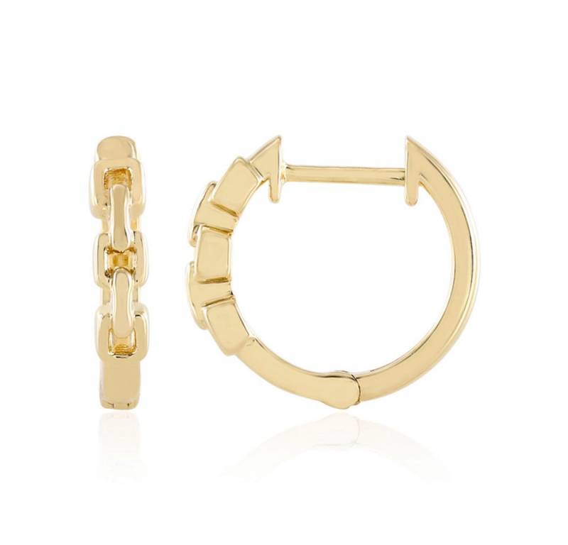 Cavill Ohrring-Set Cavill vergoldete 925 Sterlingsilber Ohrringe Damen, rund, 15 mm (2-tlg) von Cavill