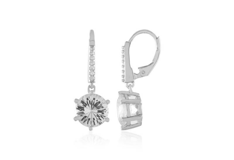 Cavill Ohrring-Set Cavill 7,49 ct weiße Topas Ohrhänger, 925er Silber platinierte (2-tlg) von Cavill