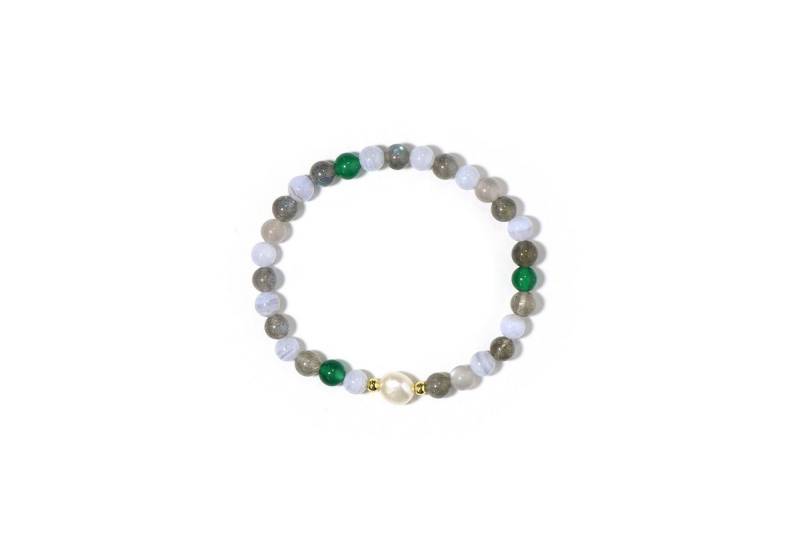 Cavill Perlenarmband Cavill Armband mit 43,67 ct Labradorit, Mondstein & Perlen (1-tlg) von Cavill
