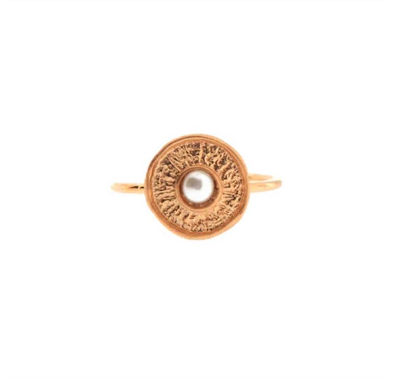 Cavill Perlenring Cavill 925 Silberring Roségold mit runder 3 mm Süßwasserperle (1-tlg) von Cavill