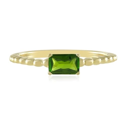 Cavill Russischer Diopsid Ring 0,428ct Oktagon Radiantschliff 925 Silber vergoldet, eleganter grüner Edelstein Ring, moderner Silberschmuck, feiner Schmuck 23x21mm Cavill Russischer Diopsid Ring 0,428ct Oktagon Radiantschliff 925 Silber vergoldet, eleganter grüner Edelstein Ring, moderner Silberschmuck, feiner Schmuck 23x21mm von Cavill