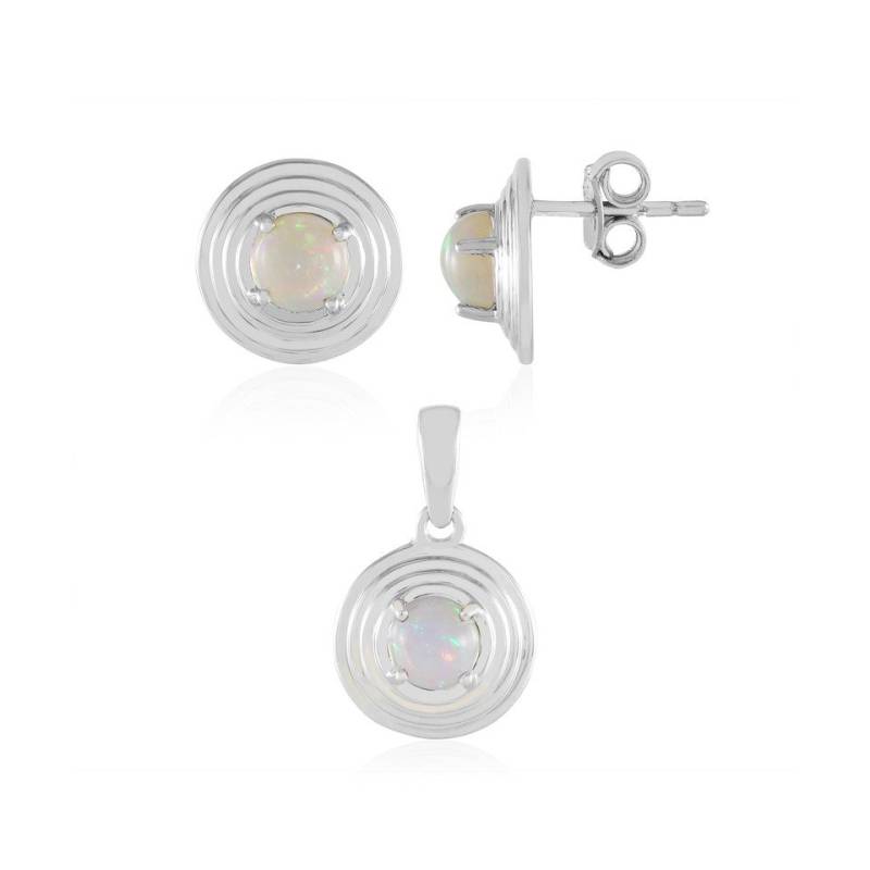 Cavill Schmuckset Cavill Silberset mit 3 Welo Opalen 1,575 ct, Anhänger & Ohrringe (1-tlg) von Cavill